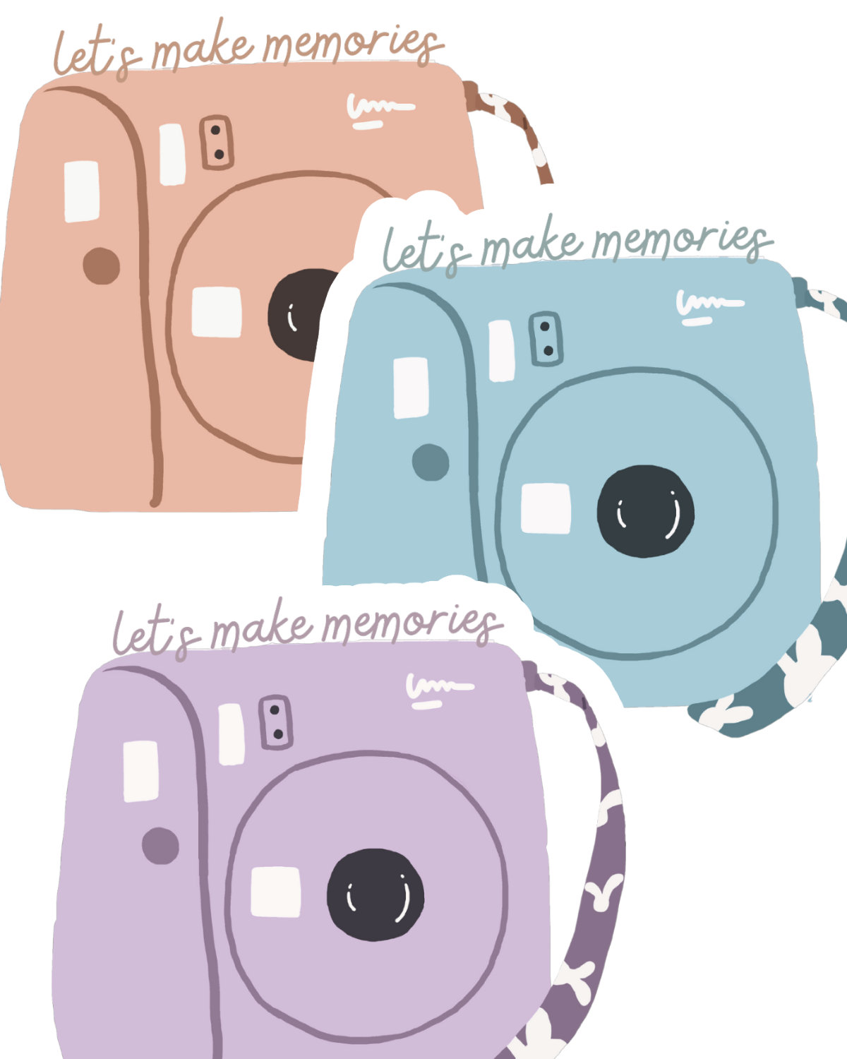 Instant Camera Decal | Waterproof Vinyl Stickers