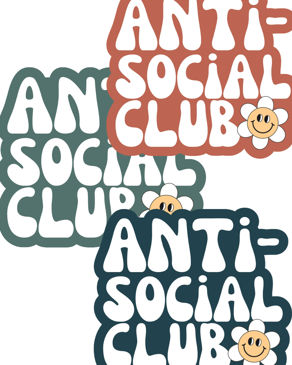 Anti-Social Club Decal | Waterproof Vinyl Stickers