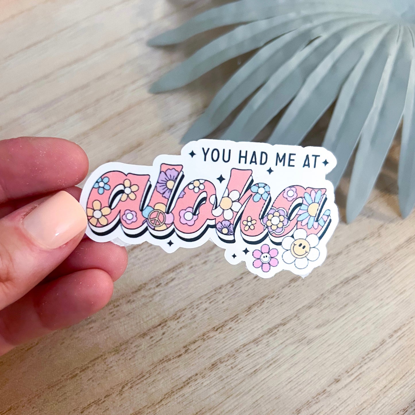 Retro Aloha Decal | Waterproof Vinyl Stickers