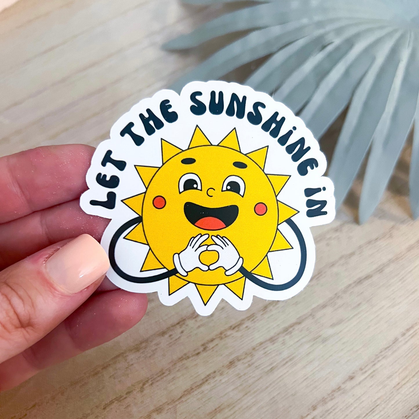 Let the Sunshine In Decal | Waterproof Vinyl Stickers