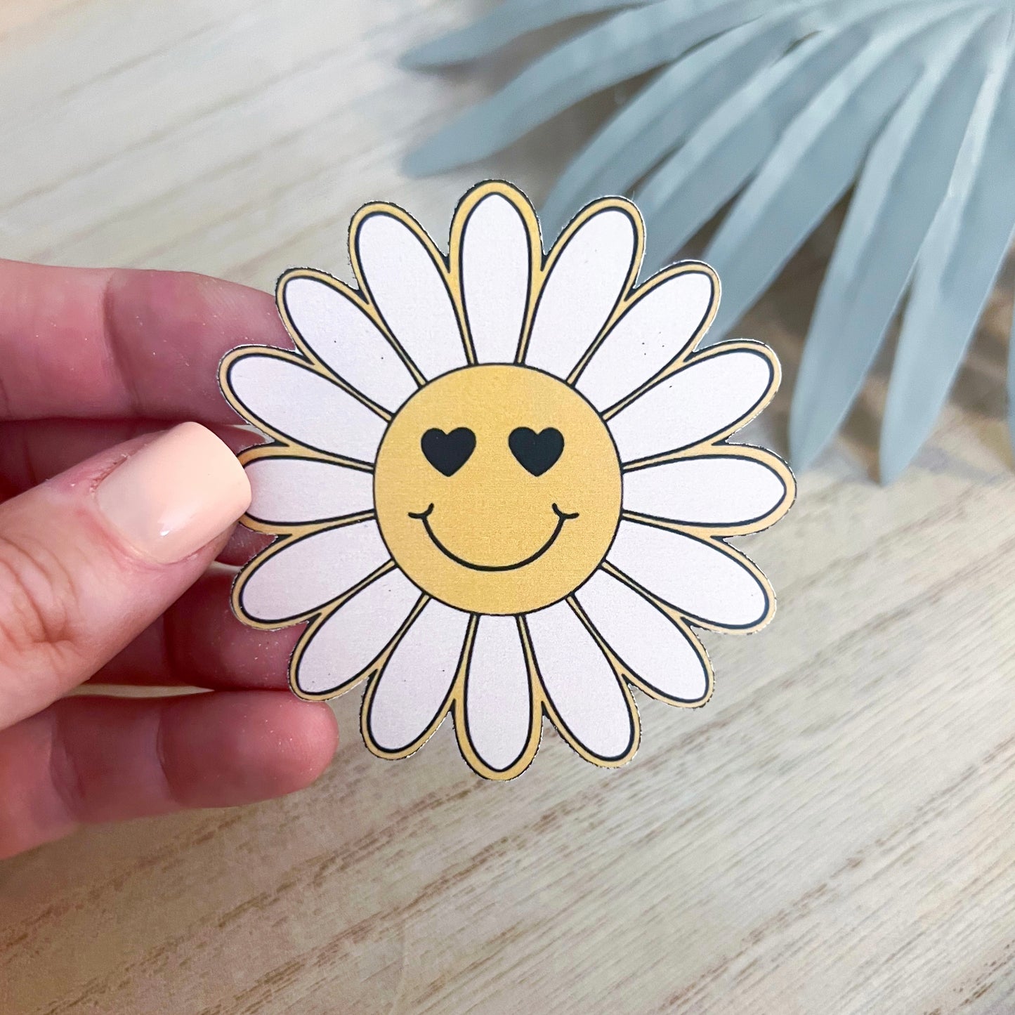 Smiley Daisy Decal | Waterproof Vinyl Stickers