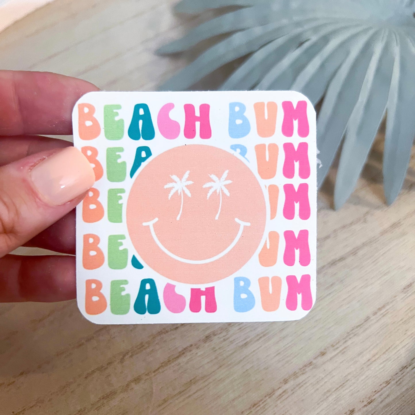 Beach Bum Decal | Waterproof Vinyl Stickers