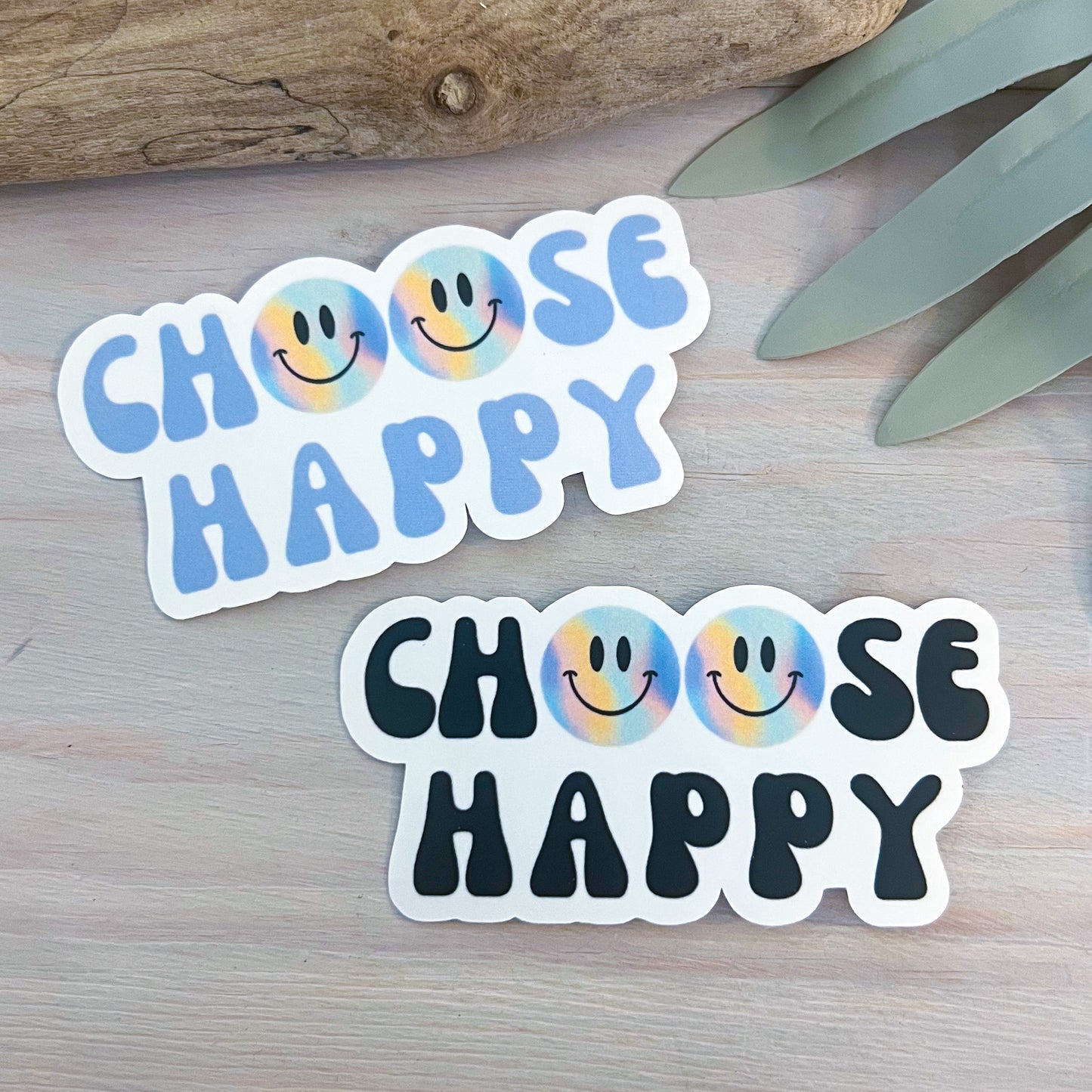 Choose Happy Decal | Waterproof Vinyl Stickers