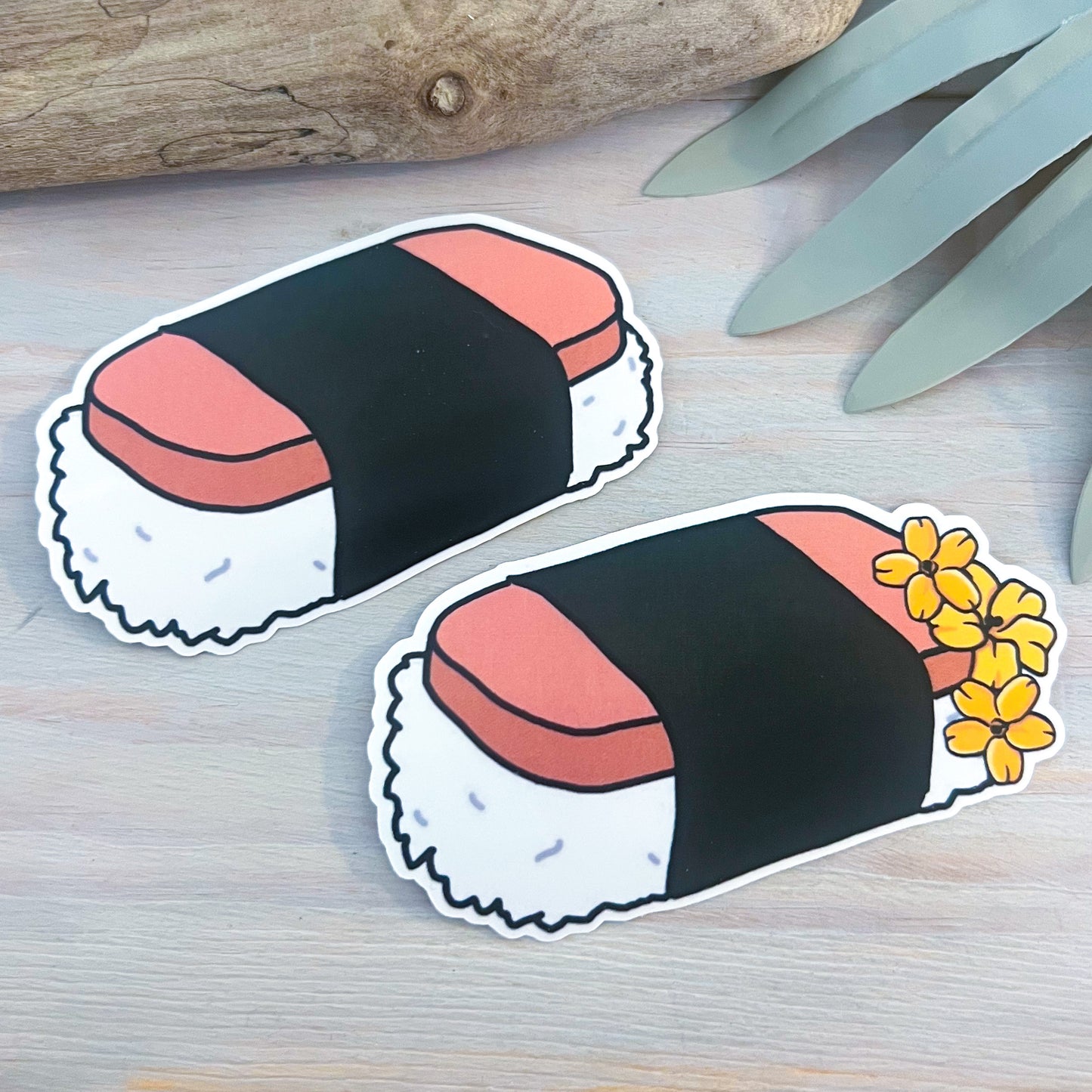 Hawaiian Spam Musubi Decal | Waterproof Vinyl Stickers