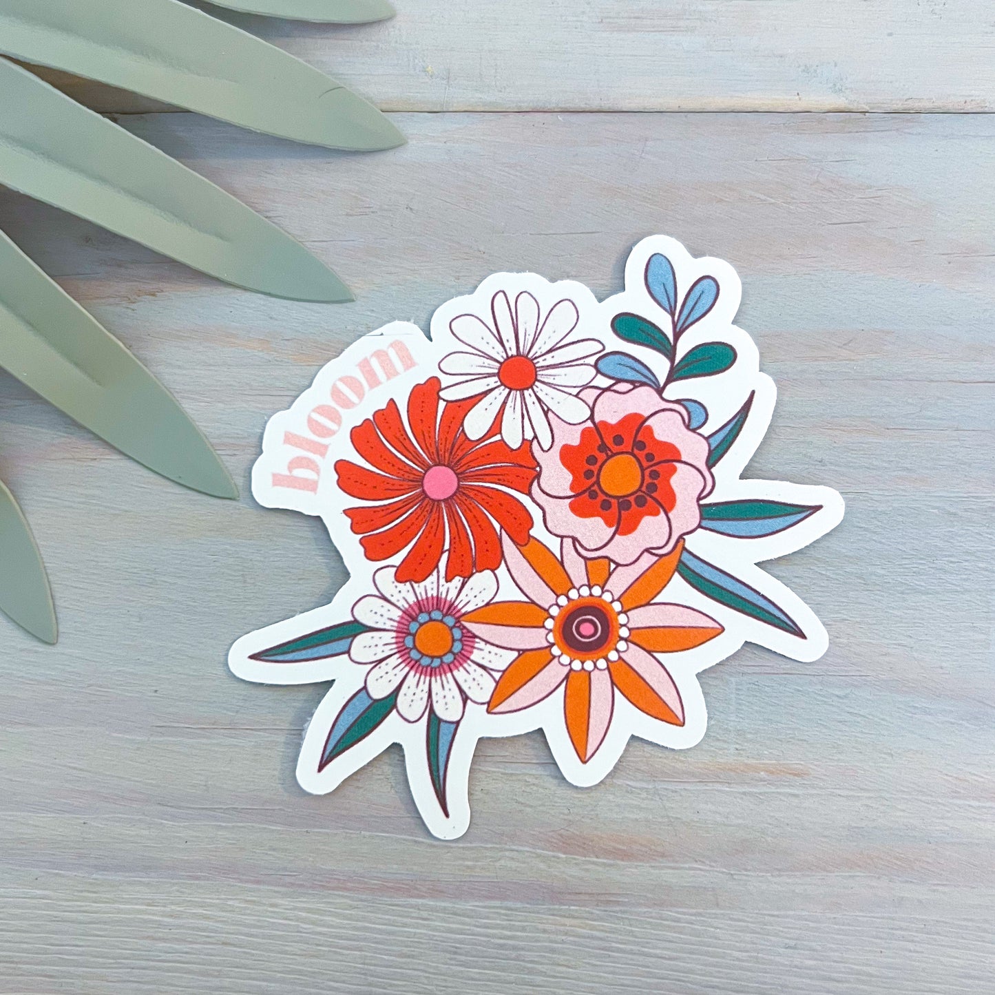 Bloom Floral Decal | Waterproof Vinyl Stickers