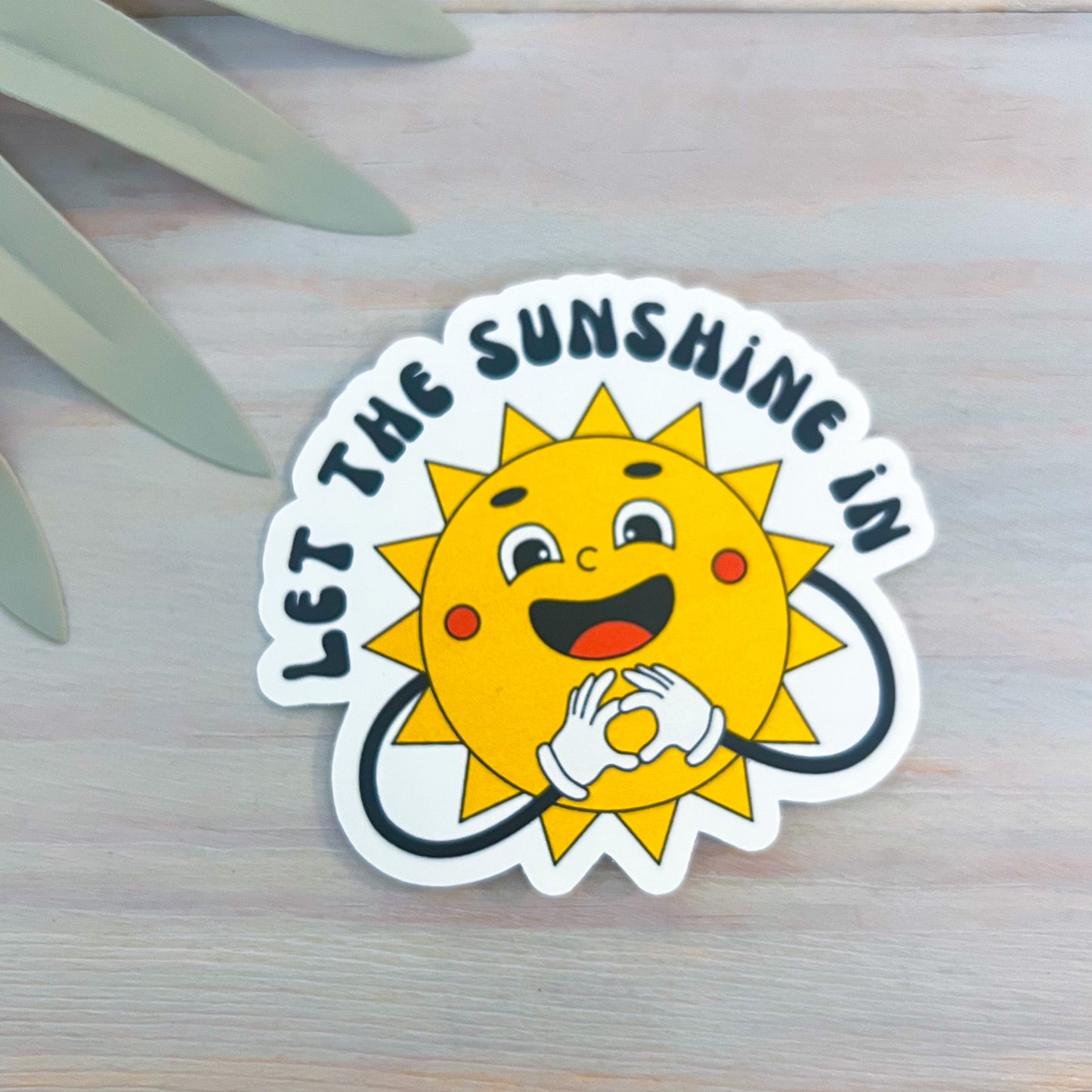 Let the Sunshine In Decal | Waterproof Vinyl Stickers