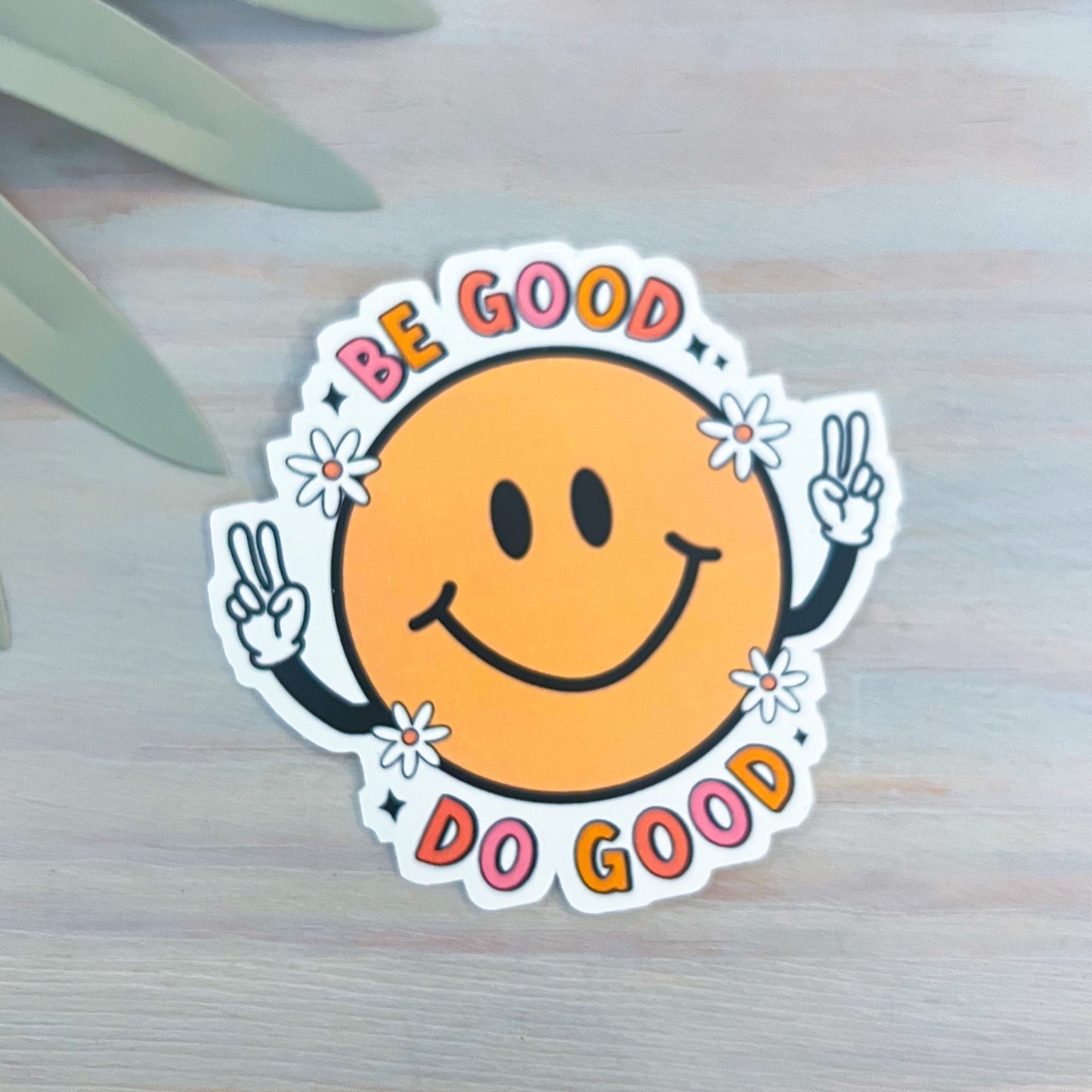 Do Good Smiley Decal | Waterproof Vinyl Stickers