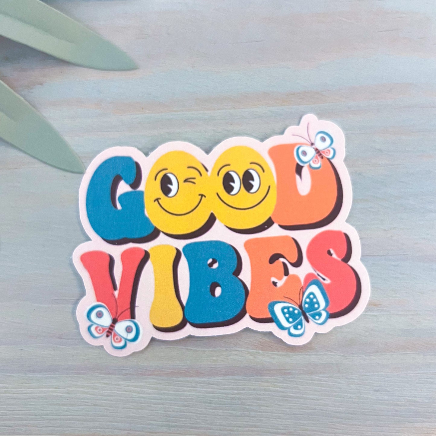 Good Vibes Decal | Waterproof Vinyl Stickers