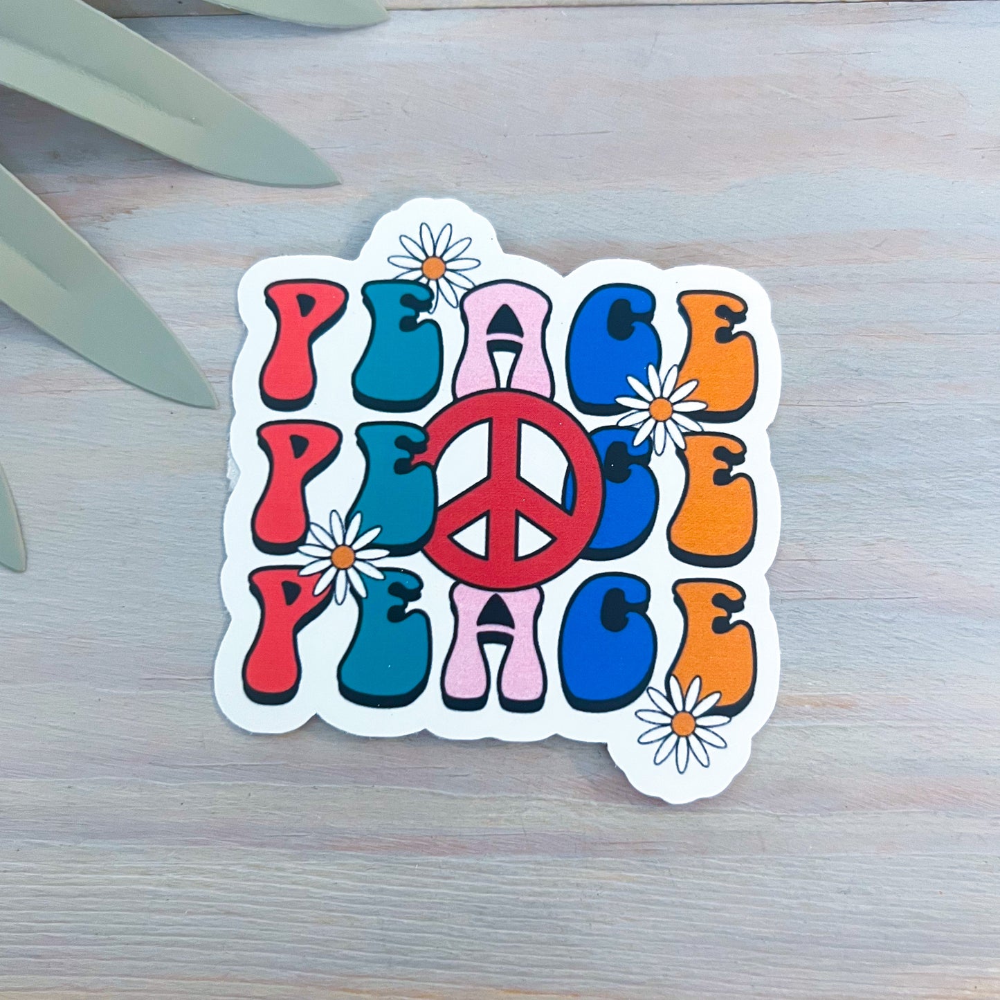 Peace Decal | Waterproof Vinyl Stickers