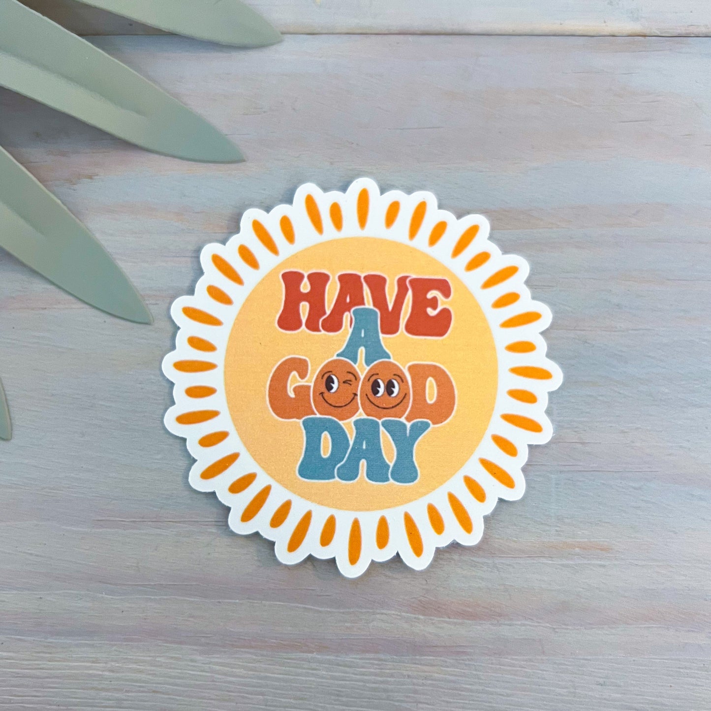 Have a Good Day Sun Decal | Waterproof Vinyl Stickers