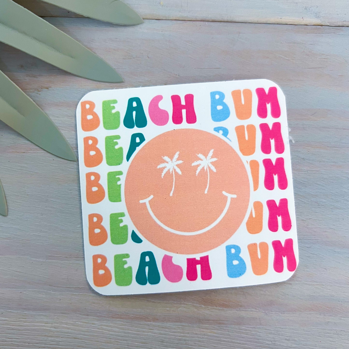 Beach Bum Decal | Waterproof Vinyl Stickers