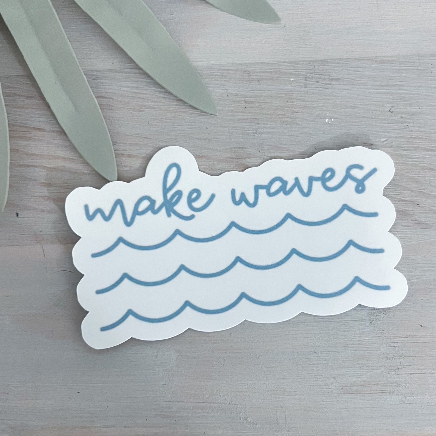 Make Waves Decal | Waterproof Vinyl Stickers