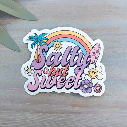 Salty But Sweet Decal | Waterproof Vinyl Stickers