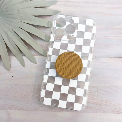 Rattan Inspired Clay Phone Grip