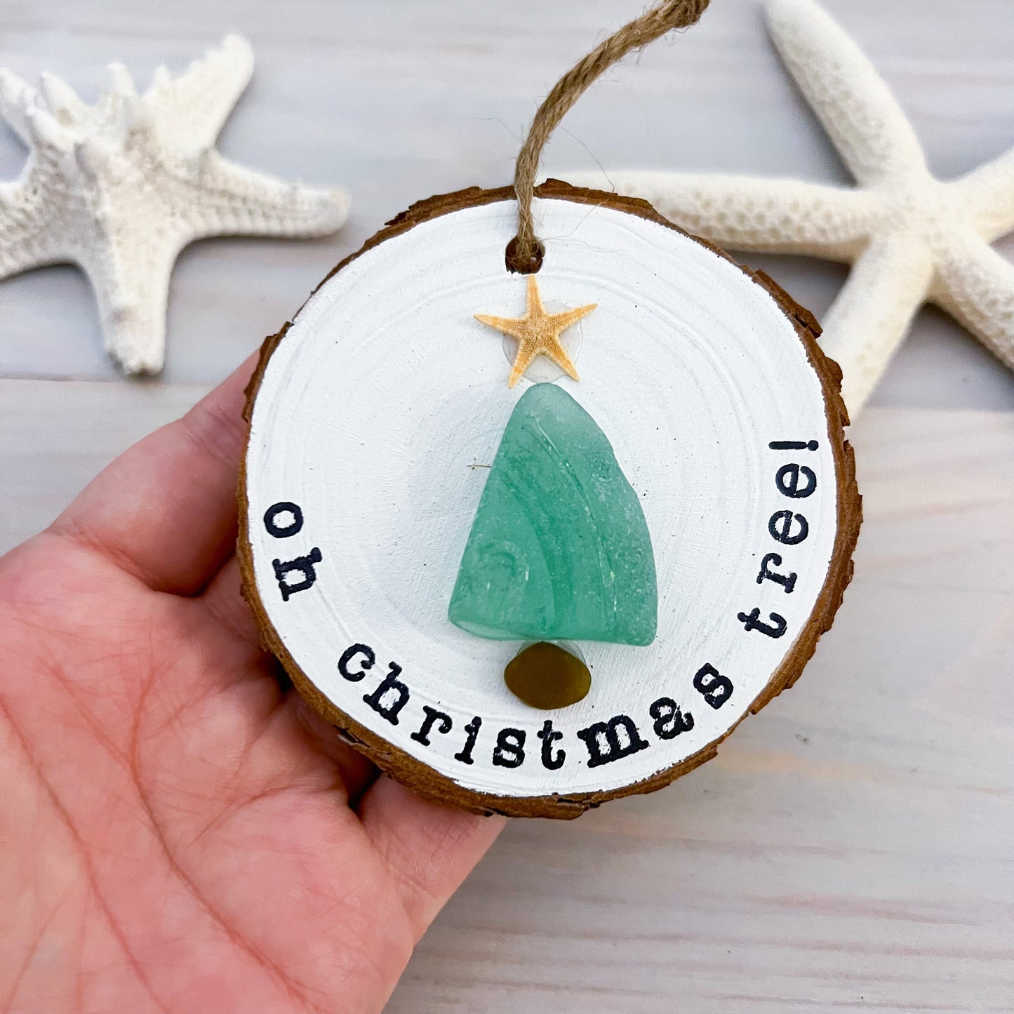 Beach Ornament - Sea Glass Christmas Ornaments