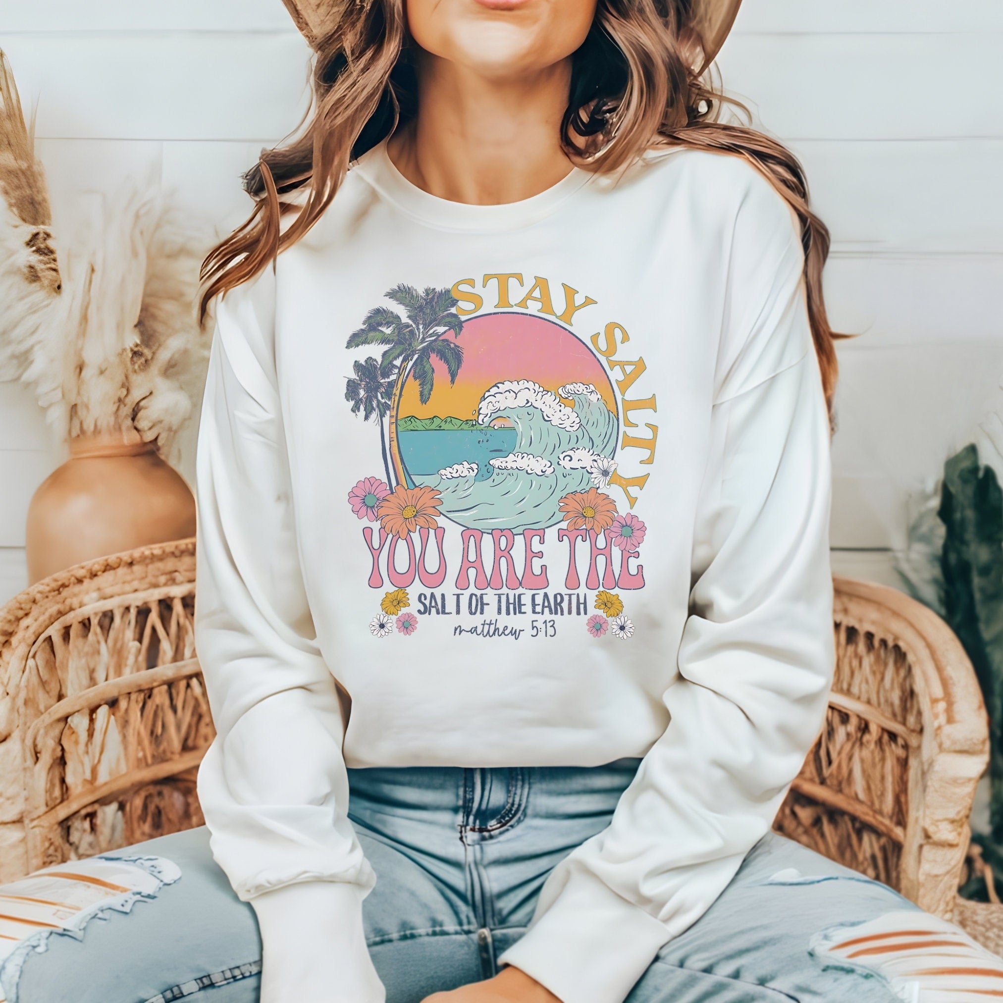 Stay salty sweatshirt sale